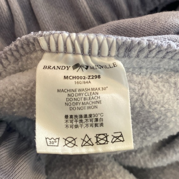 Brandy Melville OS baby blue sweatpants. {1207} - Picture 3 of 7